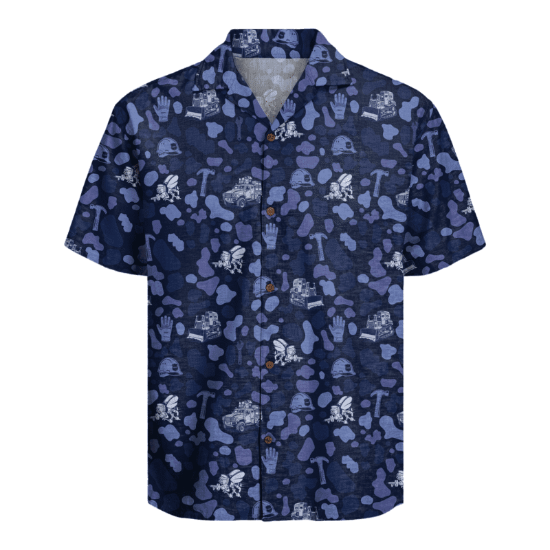 US Navy Seabees Hawaiian Shirt