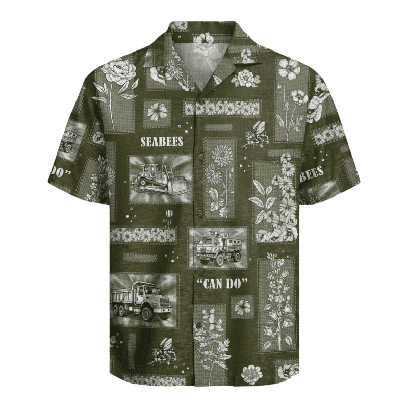 US Navy Seabees Hawaiian Shirt