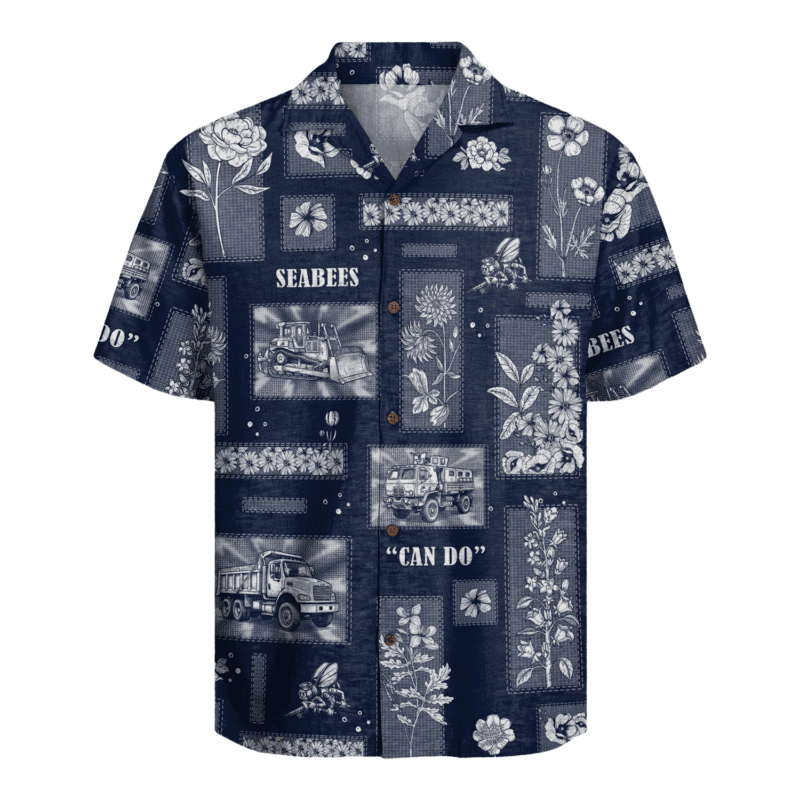 US Navy Seabees Hawaiian Shirt