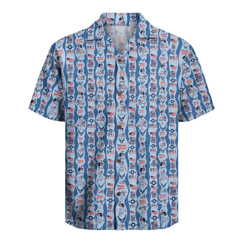 US Air Force β America 250th Anniversary Hawaiian Shirt