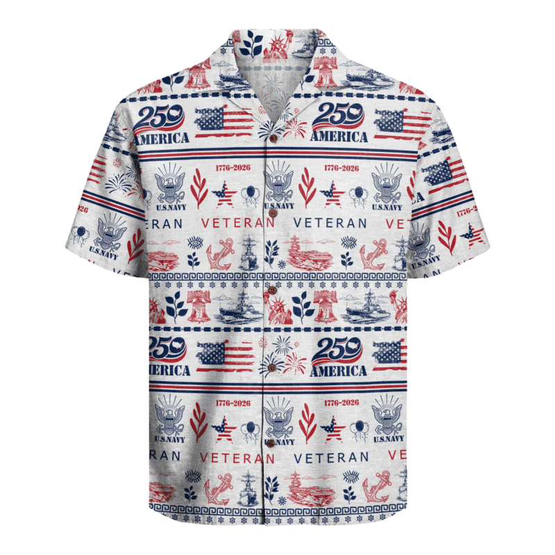 US Navy - America 250th Anniversary Hawaiian Shirt