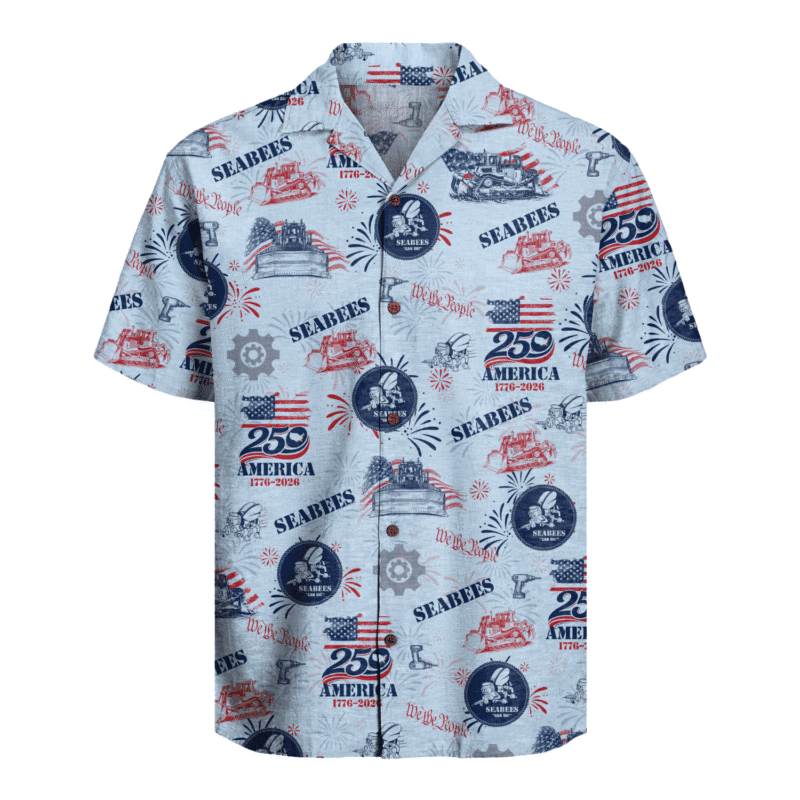 US Seabees - America 250th Anniversary Hawaiian Shirt