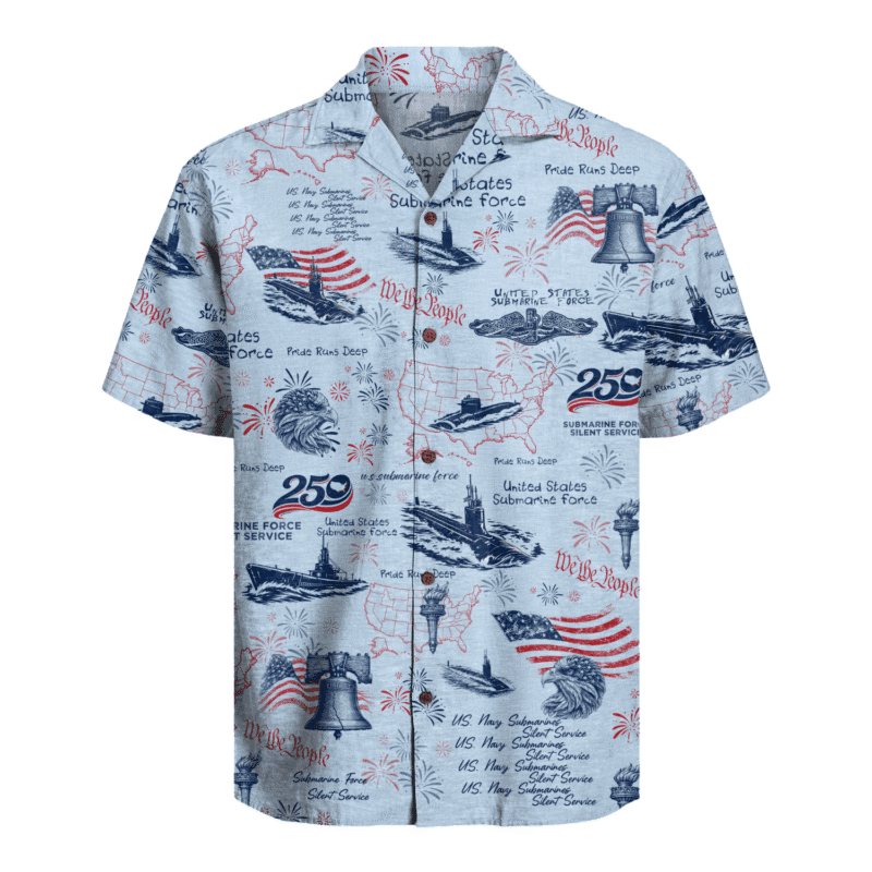 US Submarine - America 250th Anniversary Hawaiian Shirt