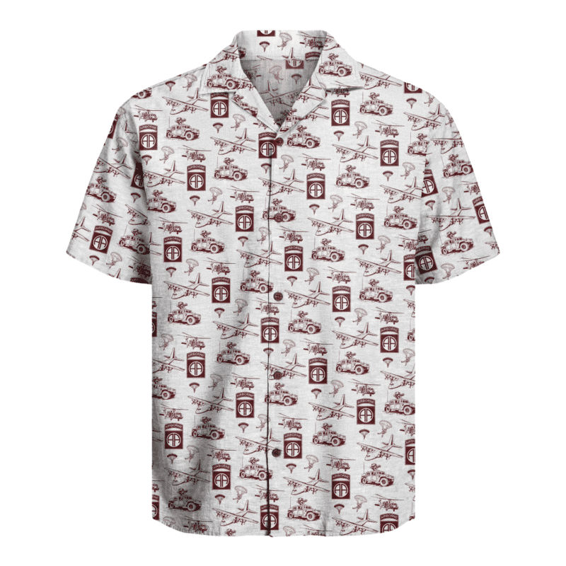 US Army - 82nd AirBorne Division Hawaiian Shirt