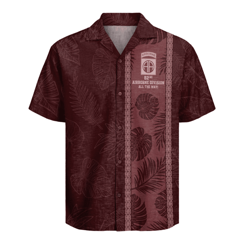US Army - 82nd AirBorne Division Hawaiian Shirt