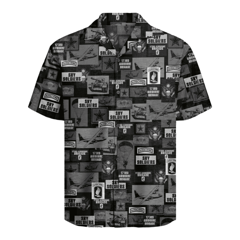 US Army - 173rd Airborne Brigade Hawaiian Shirt