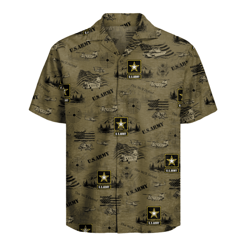 US Army Hawaiian Shirt