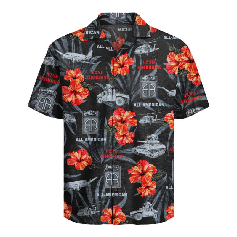 US Army - 82nd AirBorne Division Hawaiian Shirt