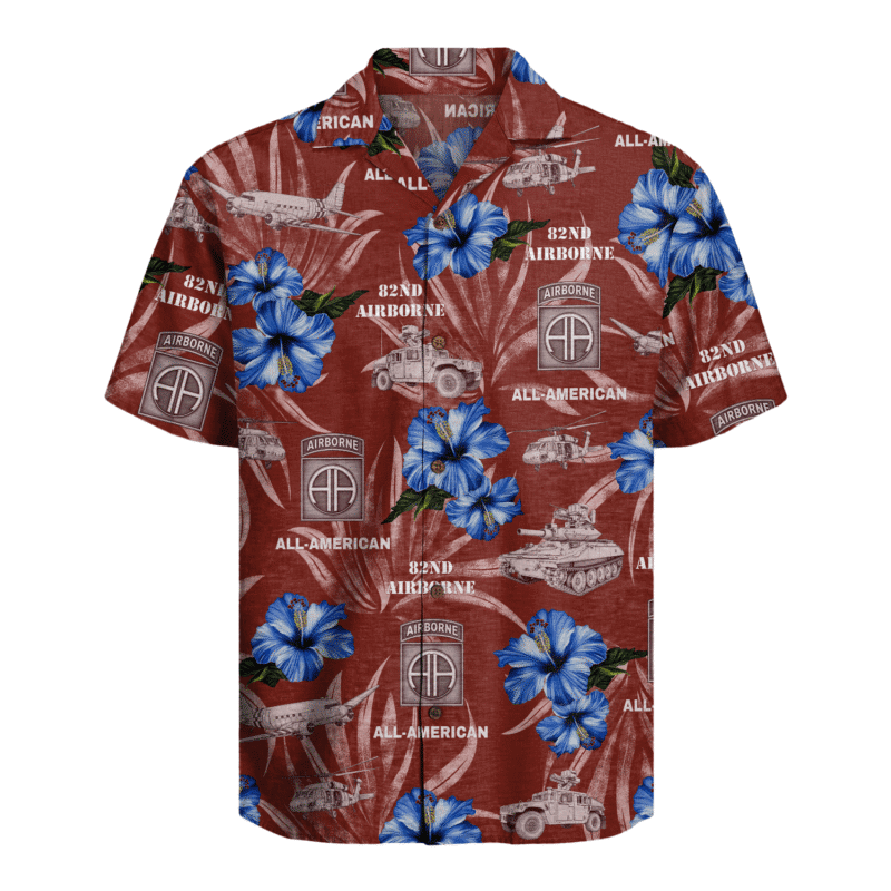 US Army - 82nd AirBorne Division Hawaiian Shirt
