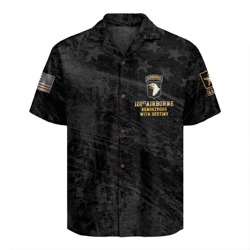 US Army - 101st AirBorne Division Hawaiian Shirt