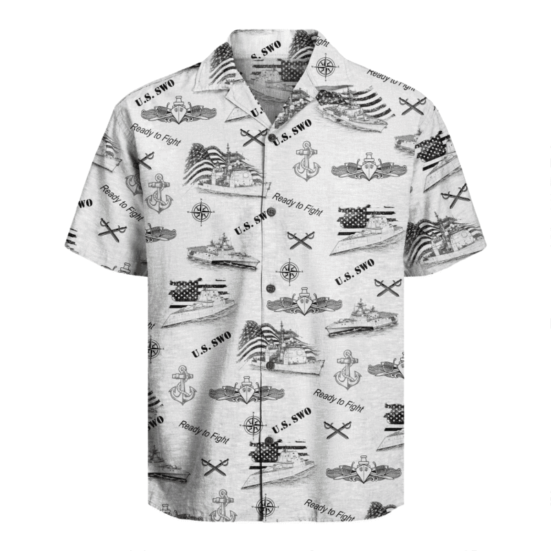 US Navy Surface Warfare Hawaiian Shirt