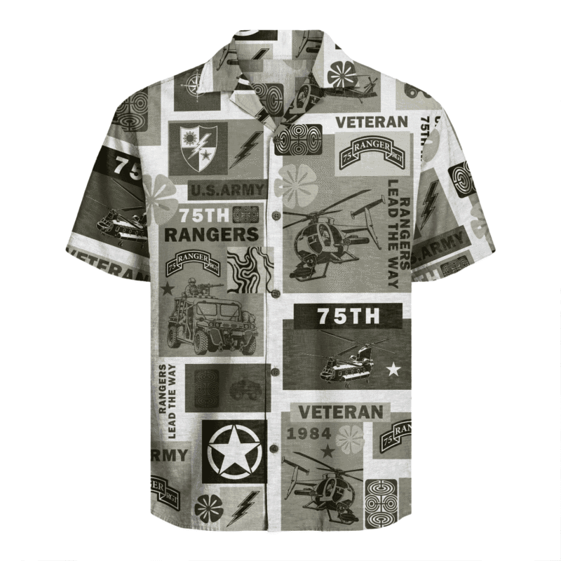US Army - 75th Ranger Hawaiian Shirt