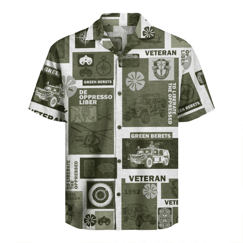 US Army - Green Berets Hawaiian Shirt