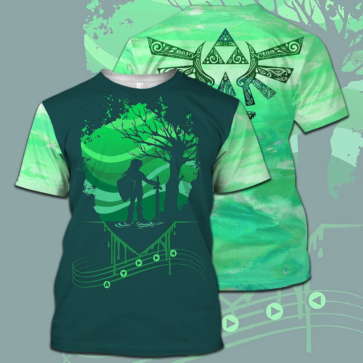 Legend Of Zelda Shirt Link Hyrule Warrior Hyrule's Symbol Silhouette T-shirt Legend Of Zelda Hoodie