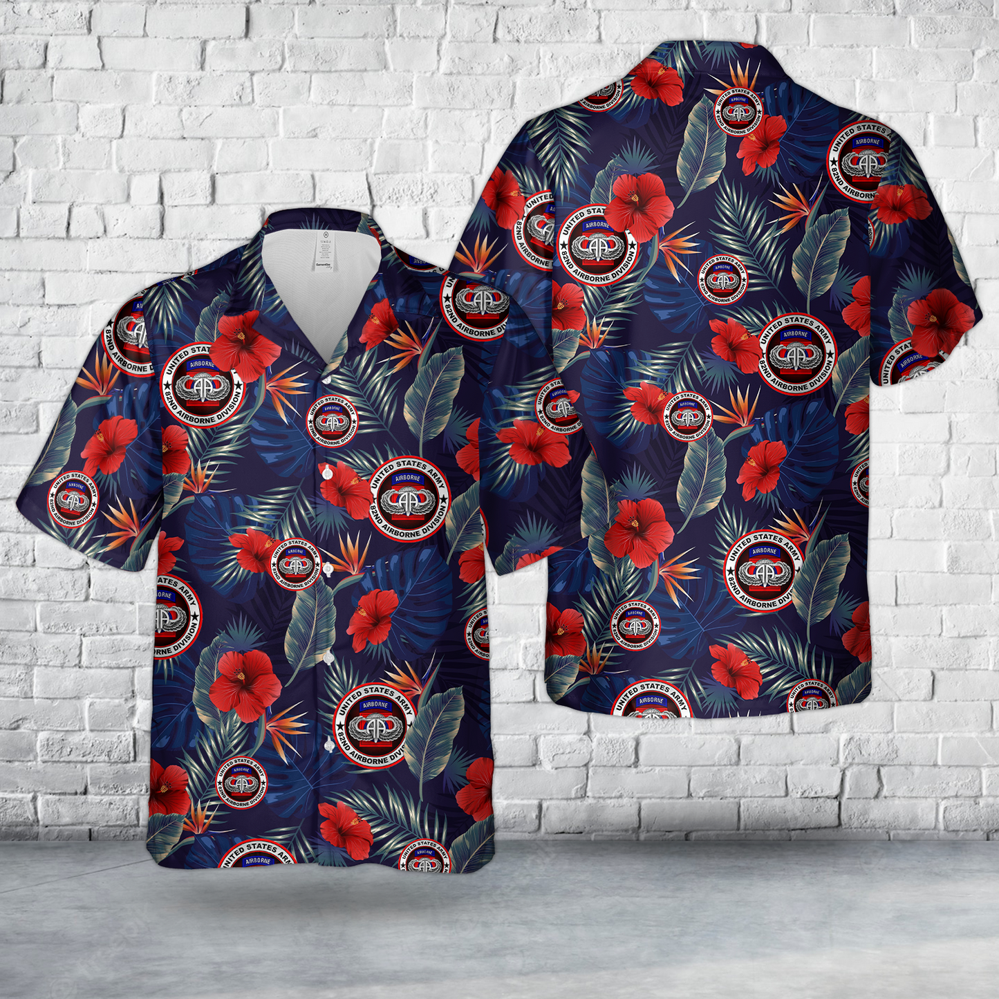 US Army 82nd Airborne WINGS Hawaiian Shirt