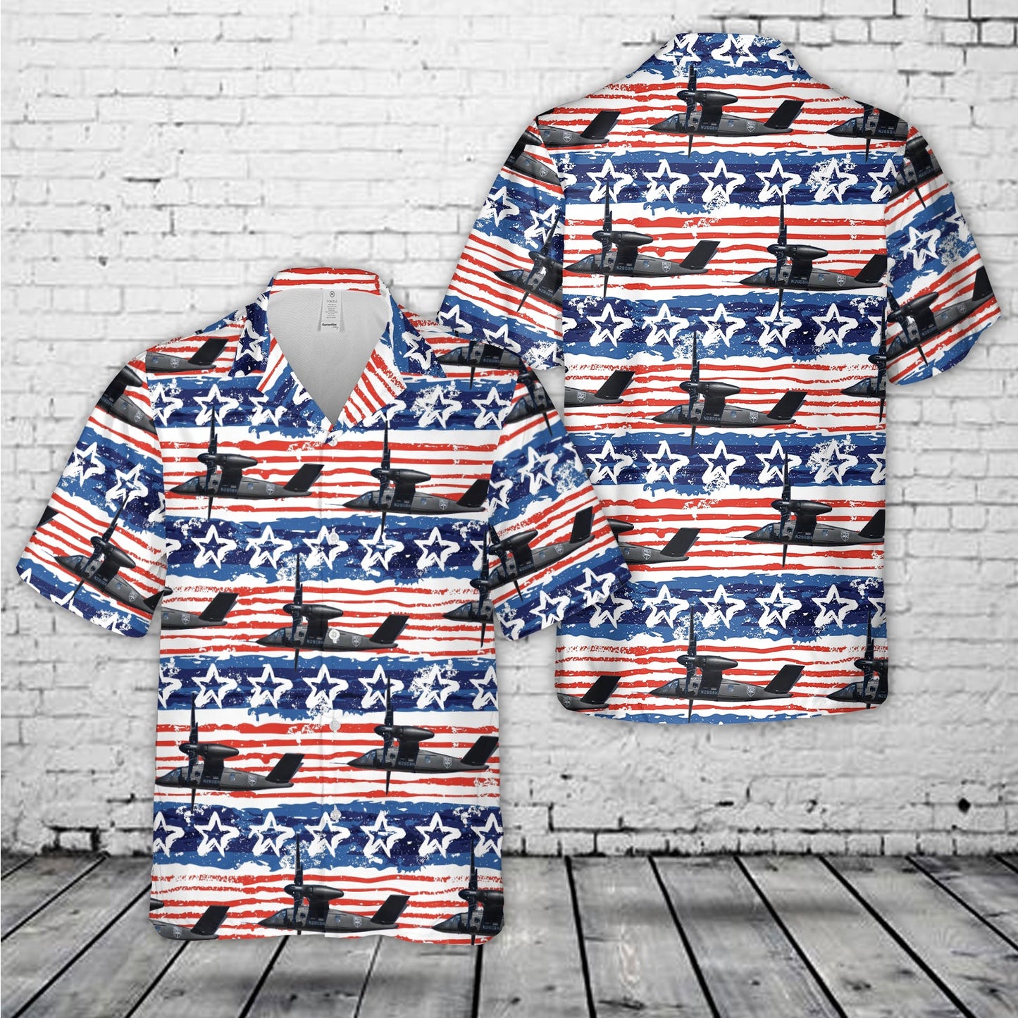 US Army Bell.V-280 Valor.N280BH.KAMA, 4th Of July Hawaiian Shirt