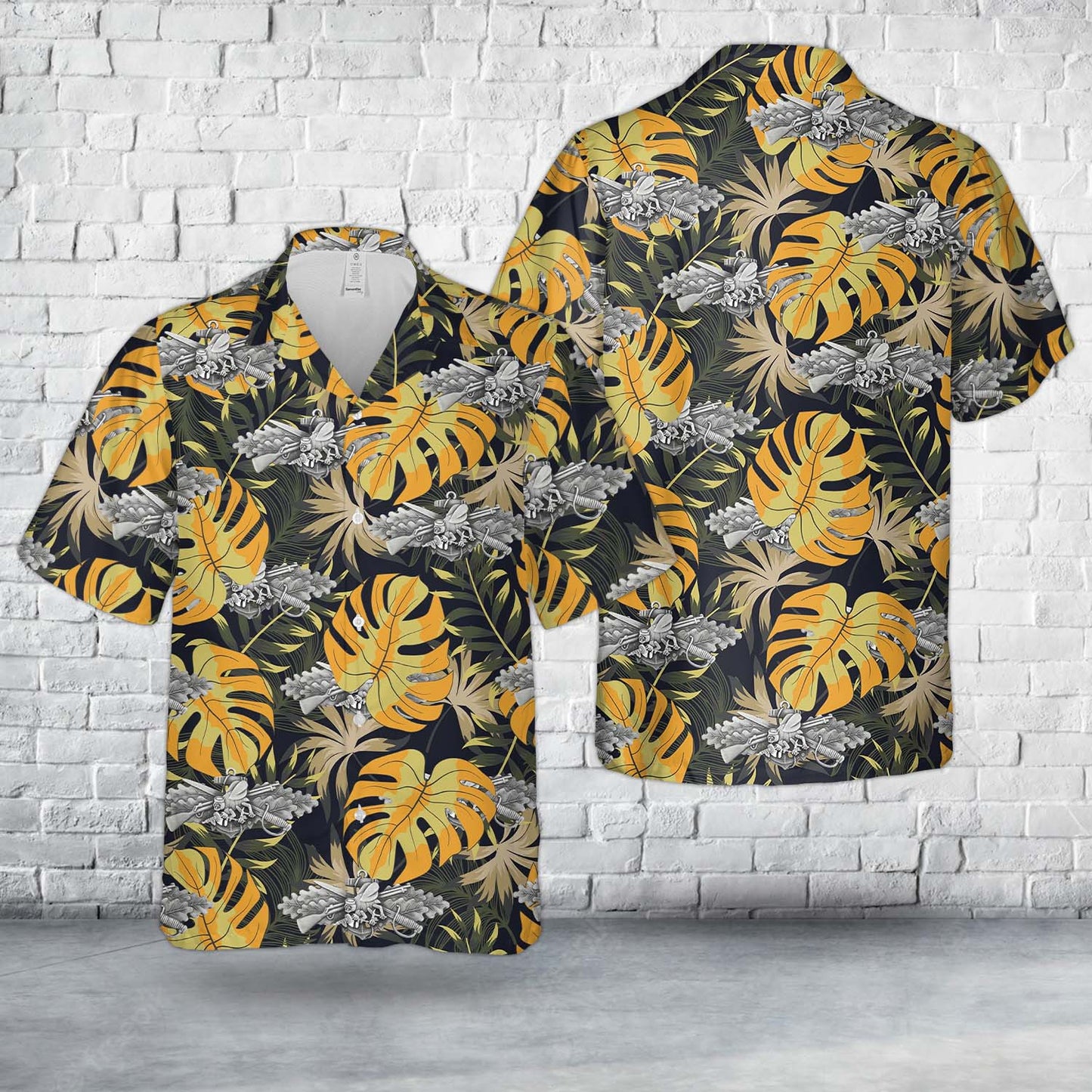 US Navy Seabee Combat Warface Enlisted Hawaiian Shirt
