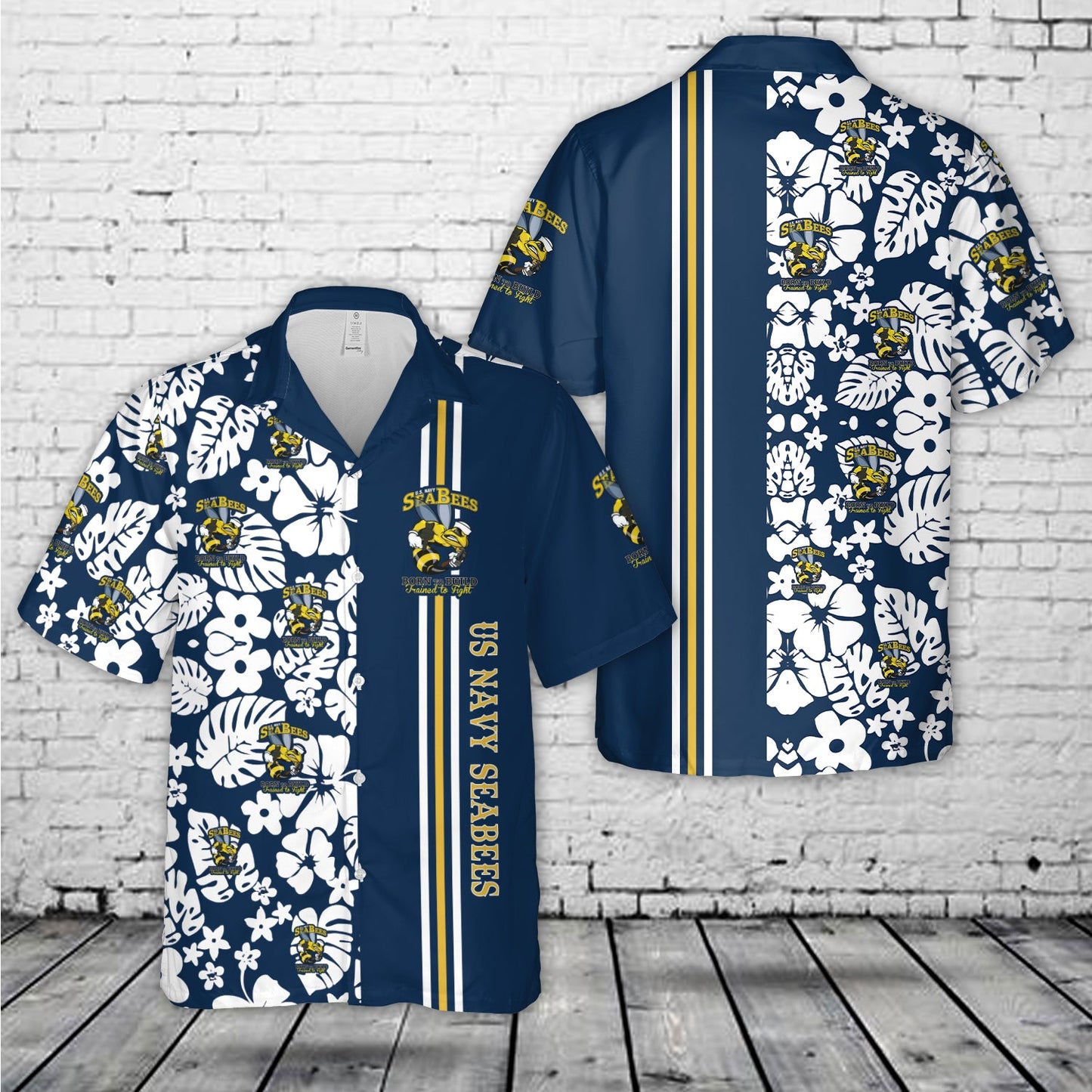 US Navy Seabees Hawaiian Shirt