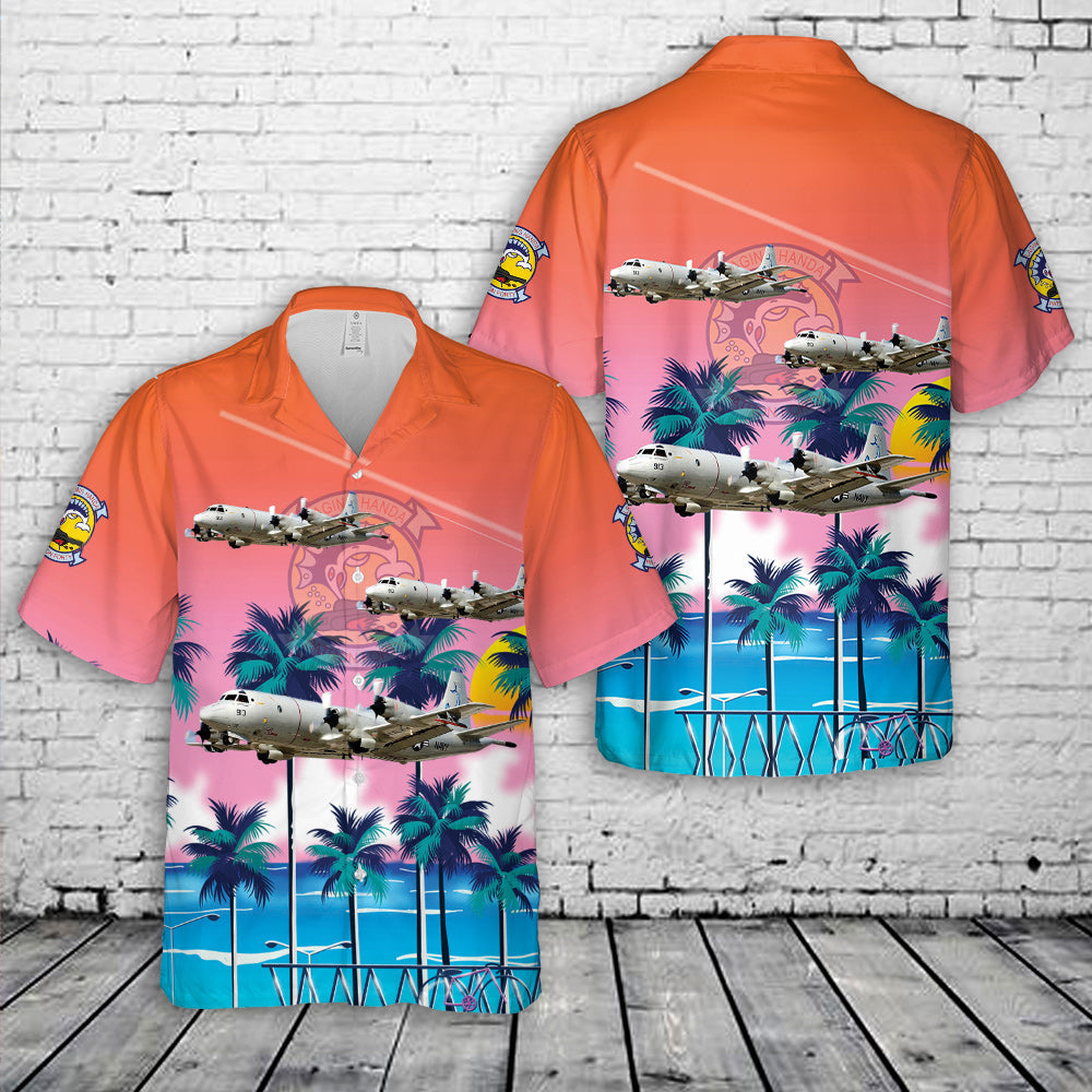 US Navy VP-40 P-3C Fighting Marlins Hawaiian Shirt