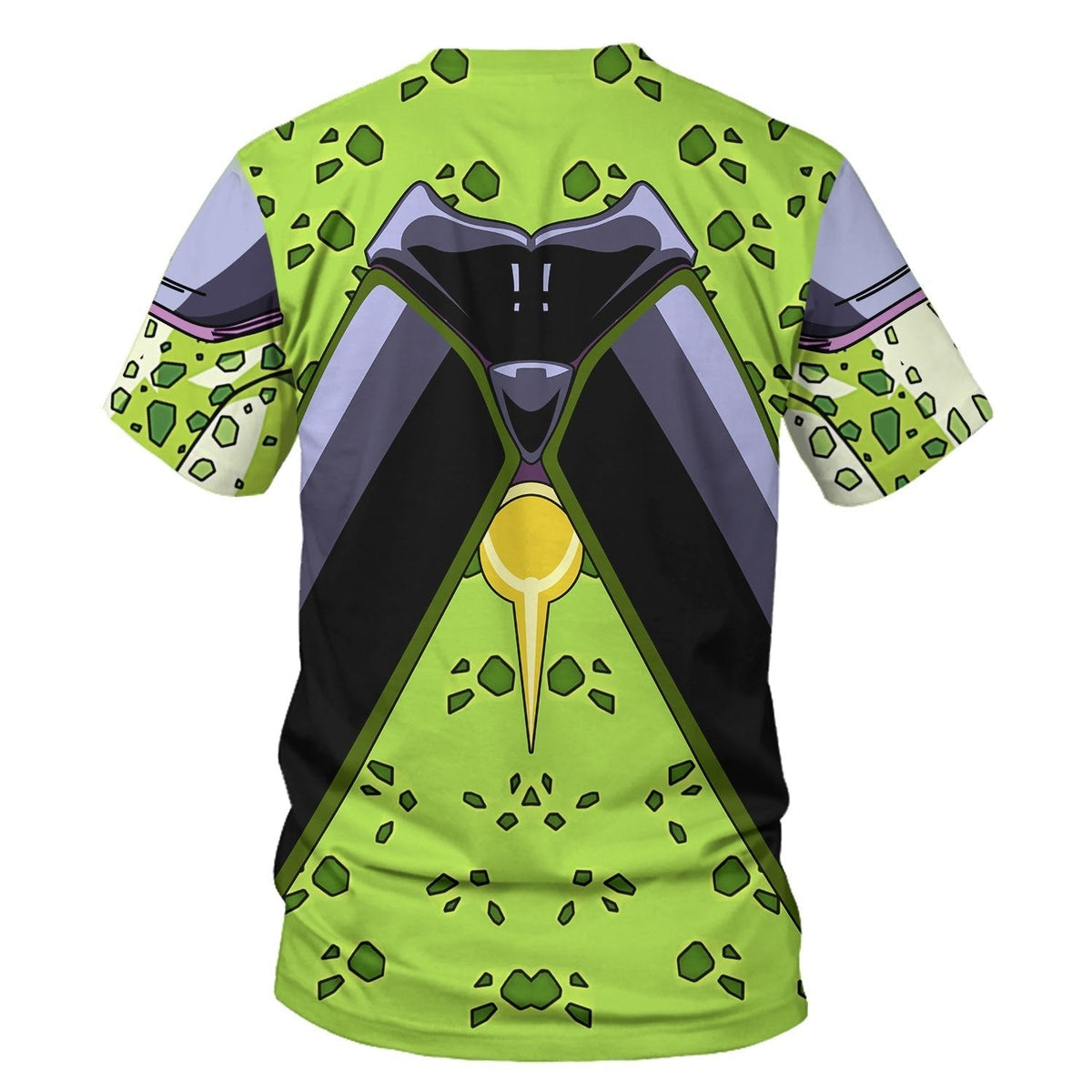 Dragon Ball Z T-shirt Dragon Ball Z Cell Costume 3d Green T-shirt Hoodie For Anime Fan