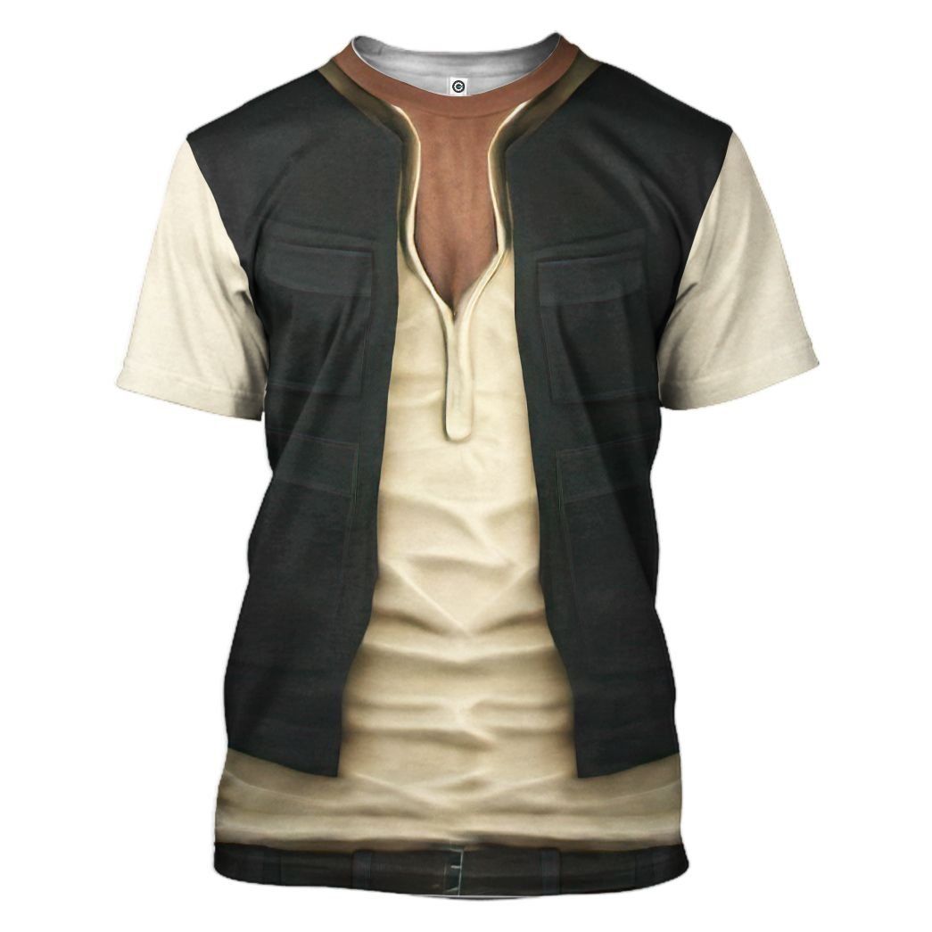 SW T-shirt SW Han Solo Costume 3d T-shirt SW Hoodie