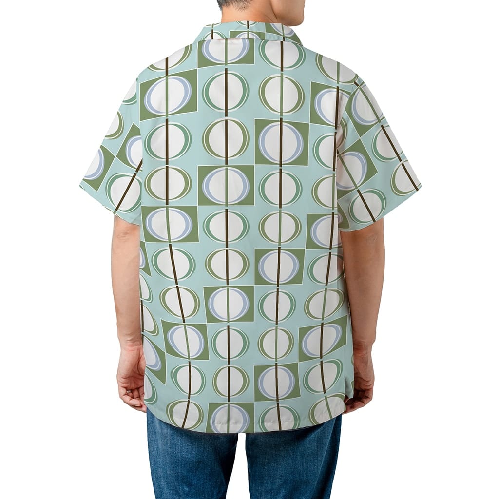 The Sopranos Tony Soprano Geometric Pattern Hawaiian Shirt - Tazila