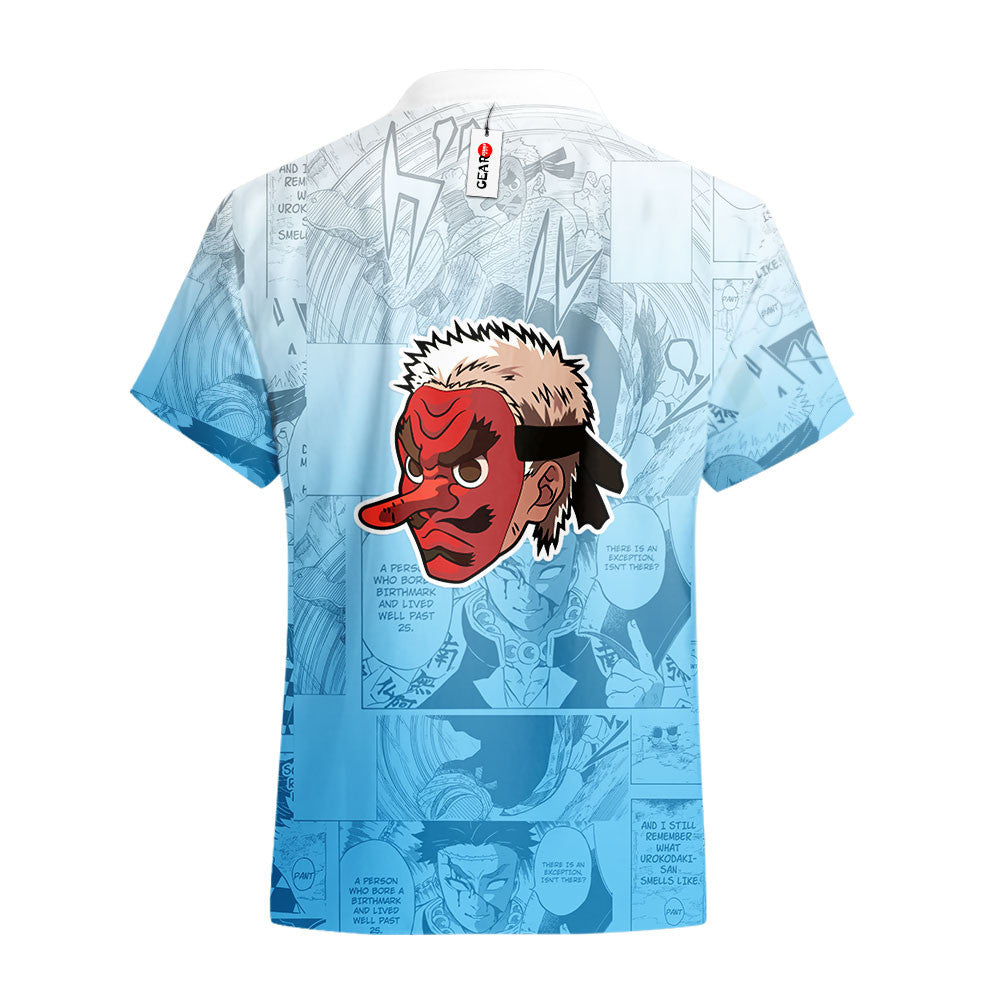 Sakonji Urokodaki Hawaiian Shirt Manga Style