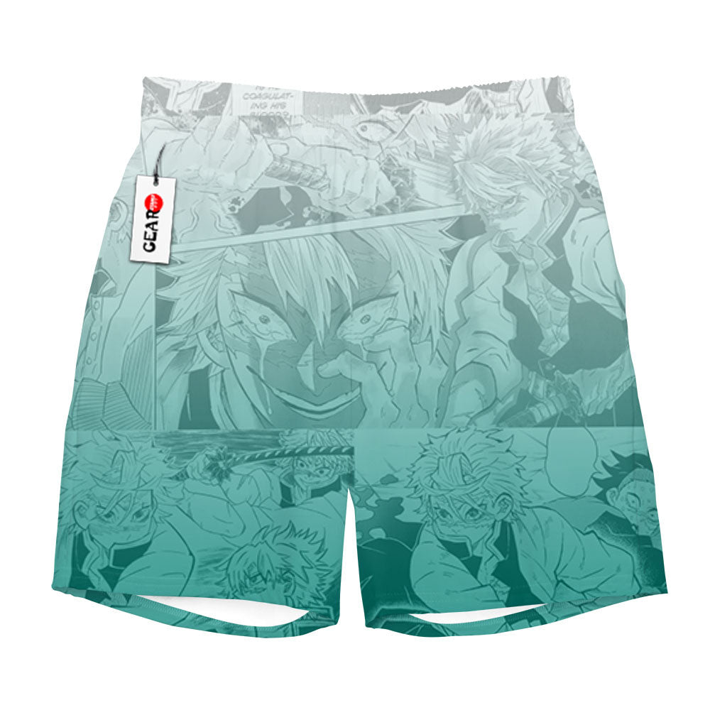 Sanemi Shinazugawa Beach Shorts Manga Edition