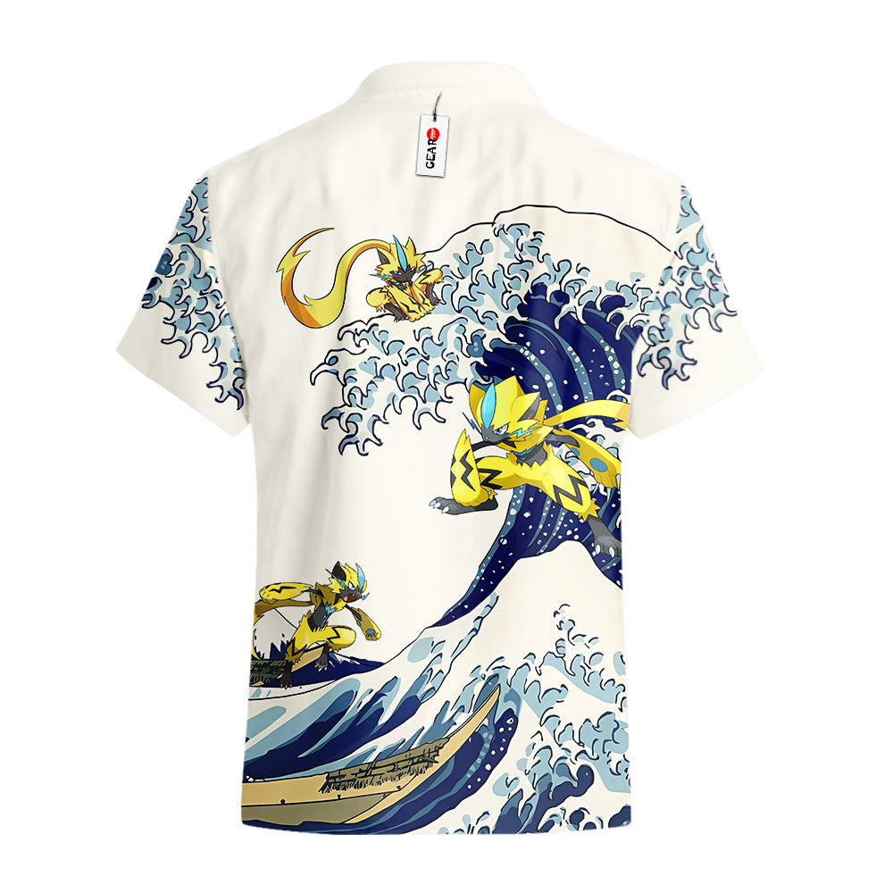 Zeraora Hawaiian Shirt - Great Wave Style