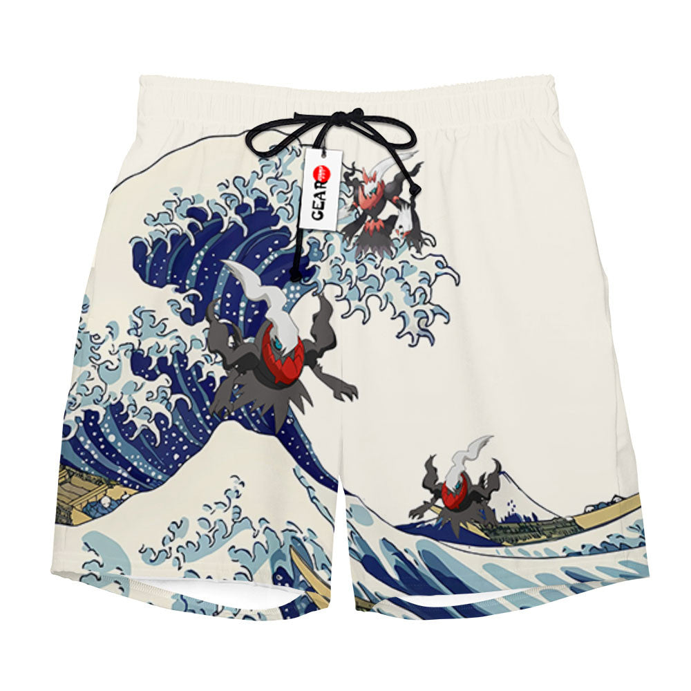 Darkrai Beach Shorts - Great Wave Edition