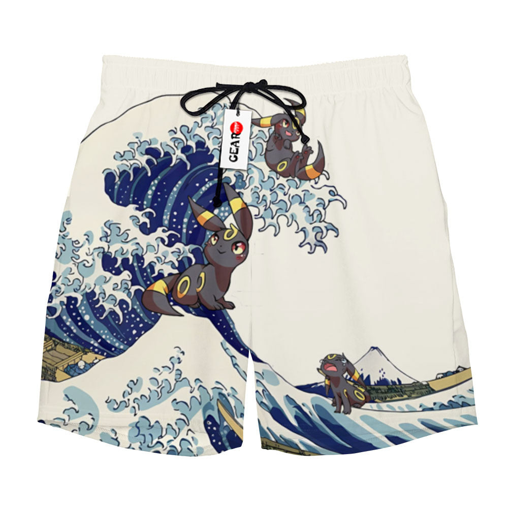 Umbreon Beach Shorts - Great Wave Edition