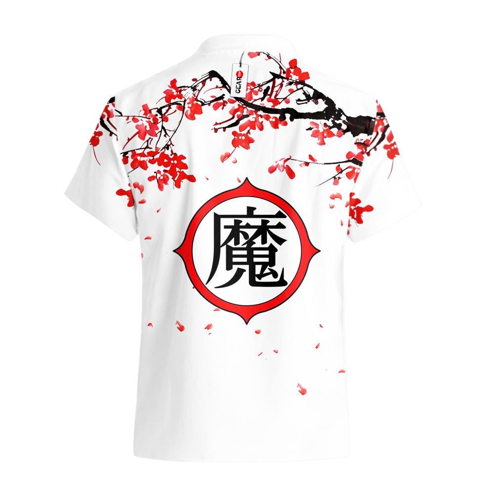King Piccolo Hawaiian Shirt - Cherry Blossom Style