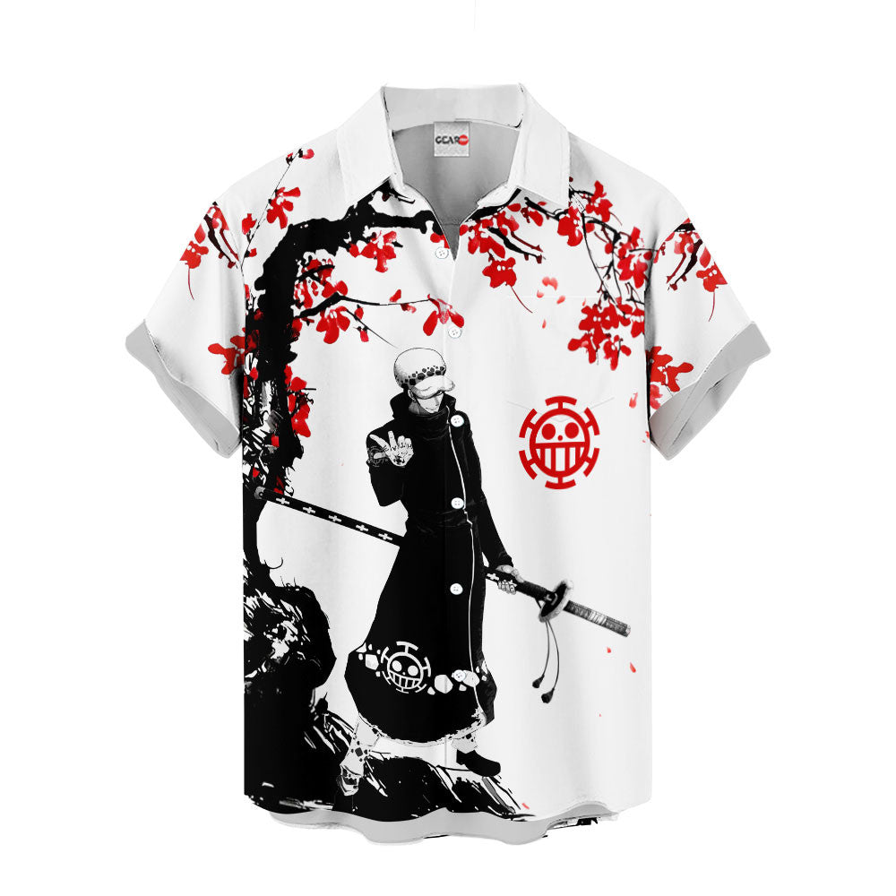 Law Hawaiian Shirt - Cherry Blossom Style