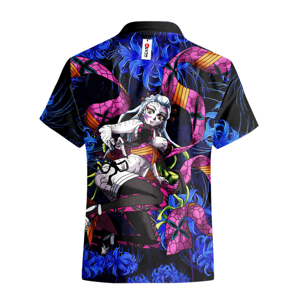 Daki Hawaiian Shirt - Blue Spider Lily