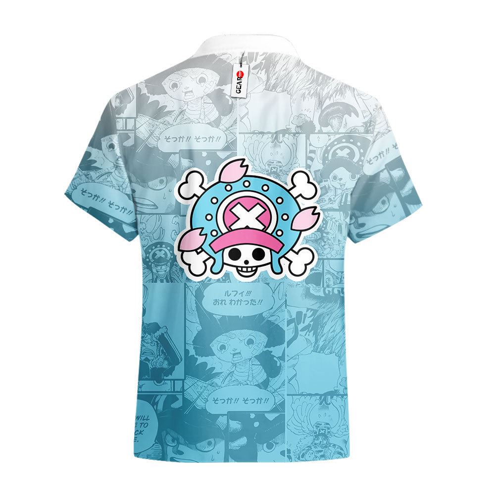Chopper Hawaiian Shirt Manga Style