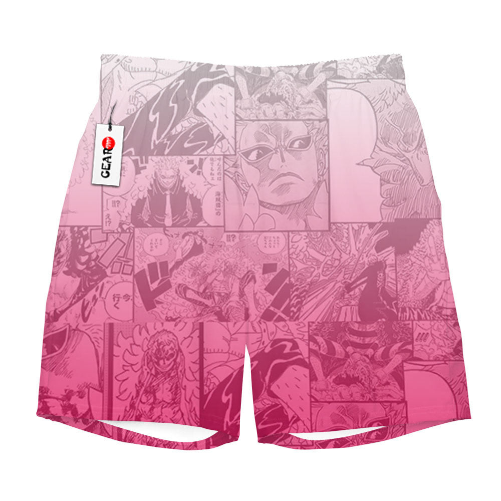 Doflamingo Beach Shorts Manga Edition