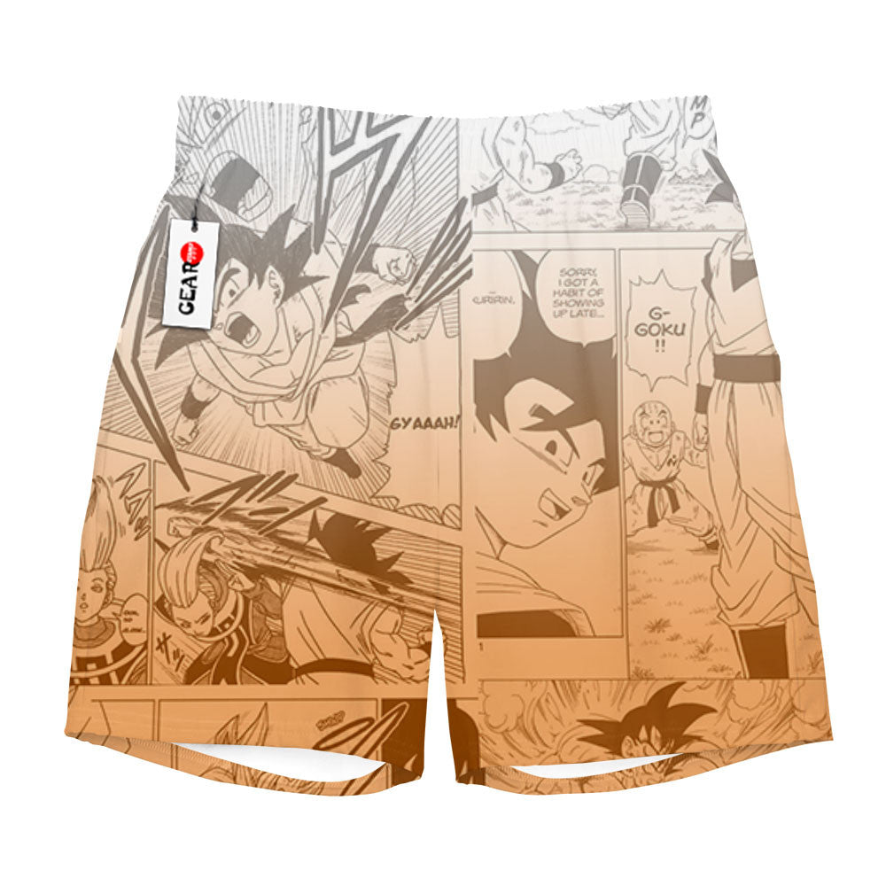 Goku SSJ Beach Shorts Manga Edition