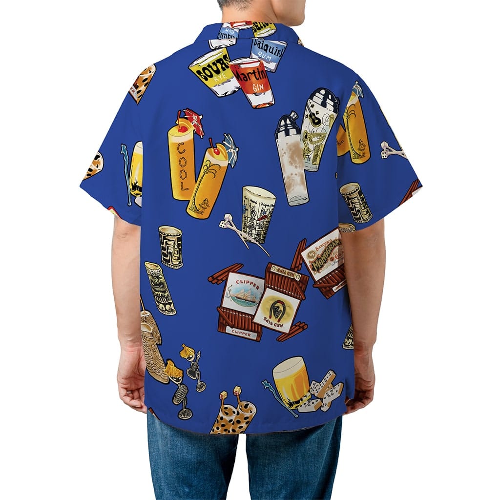 Robin Williams Tropical Bird Floral Hawaiian Shirt - Tazila