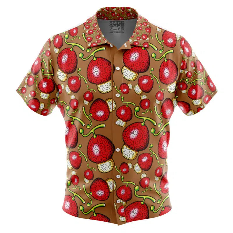 Hito Hito no Mi One Piece Button Up Hawaiian Shirt
