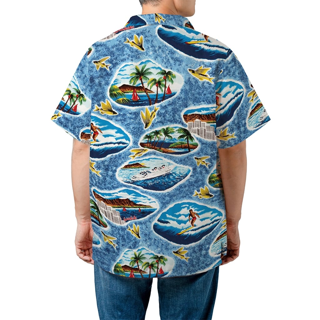 Scarface Tony Montana Tiger Red Hawaiian Shirt - Tazila
