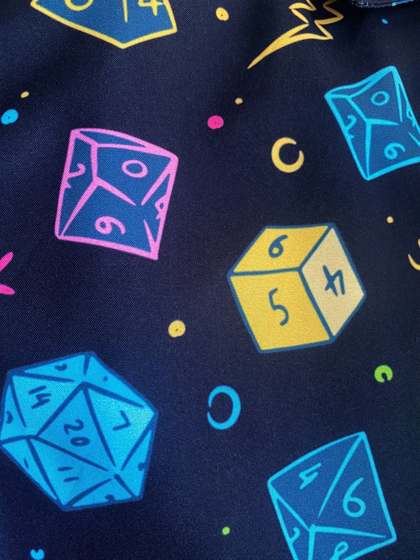 Colorful Dice Hawaiian Shirt, Fantasy RPG Gamer Aloha Shirt