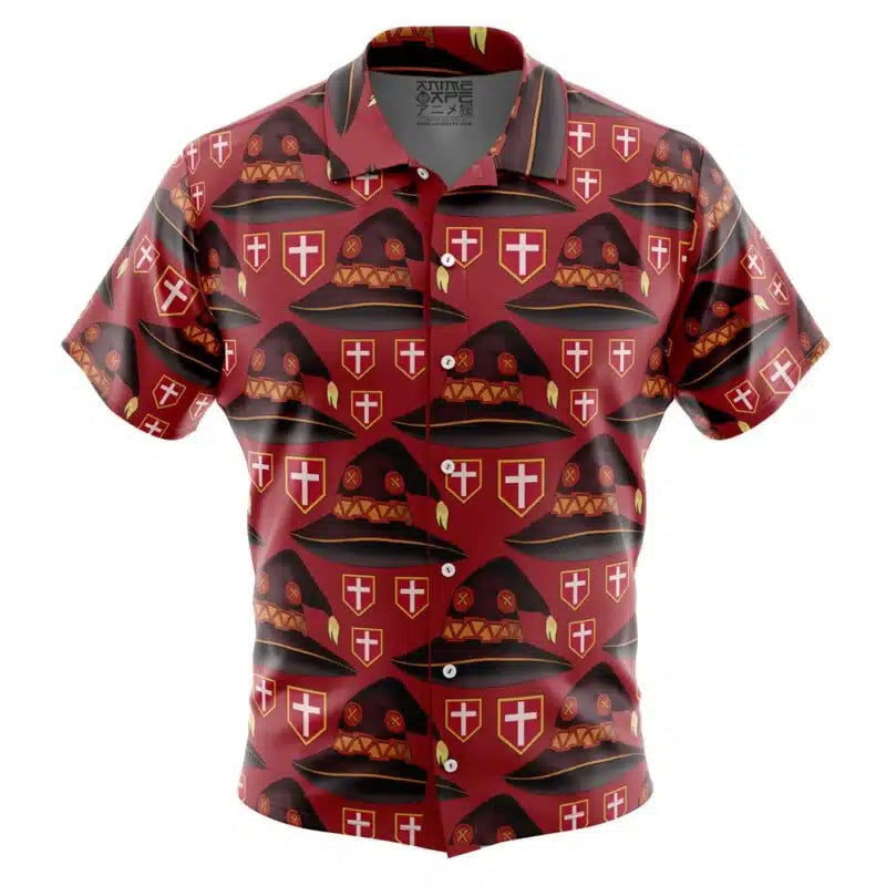Megumin Konosuba Button Up Hawaiian Shirt