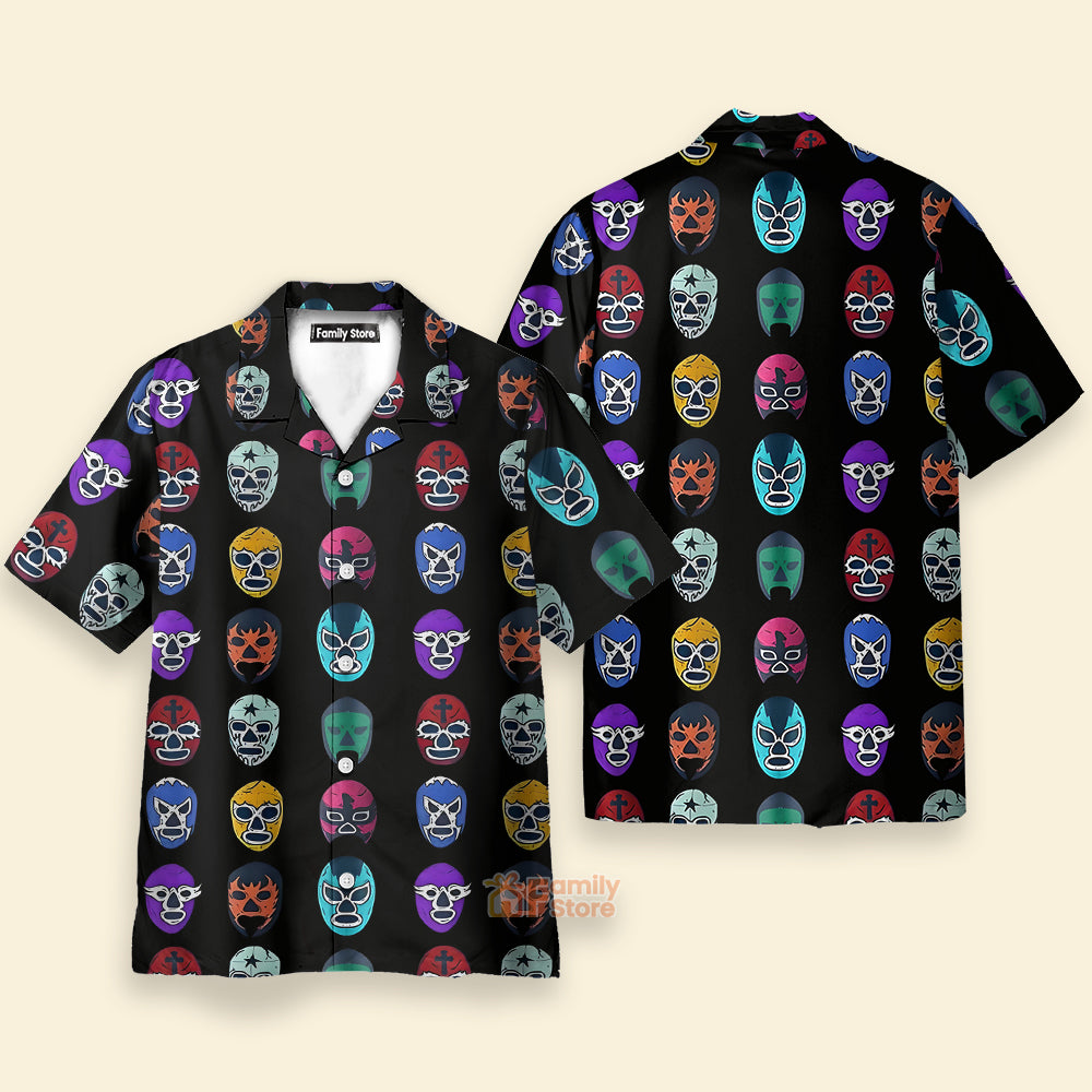 Mexican Culture Traditional Masks - Hawaiian Shirt