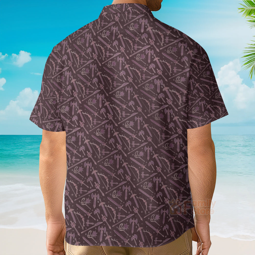 Dungeons and dragons, Dungeon and dragon gift, DM gift, DnD Button Up