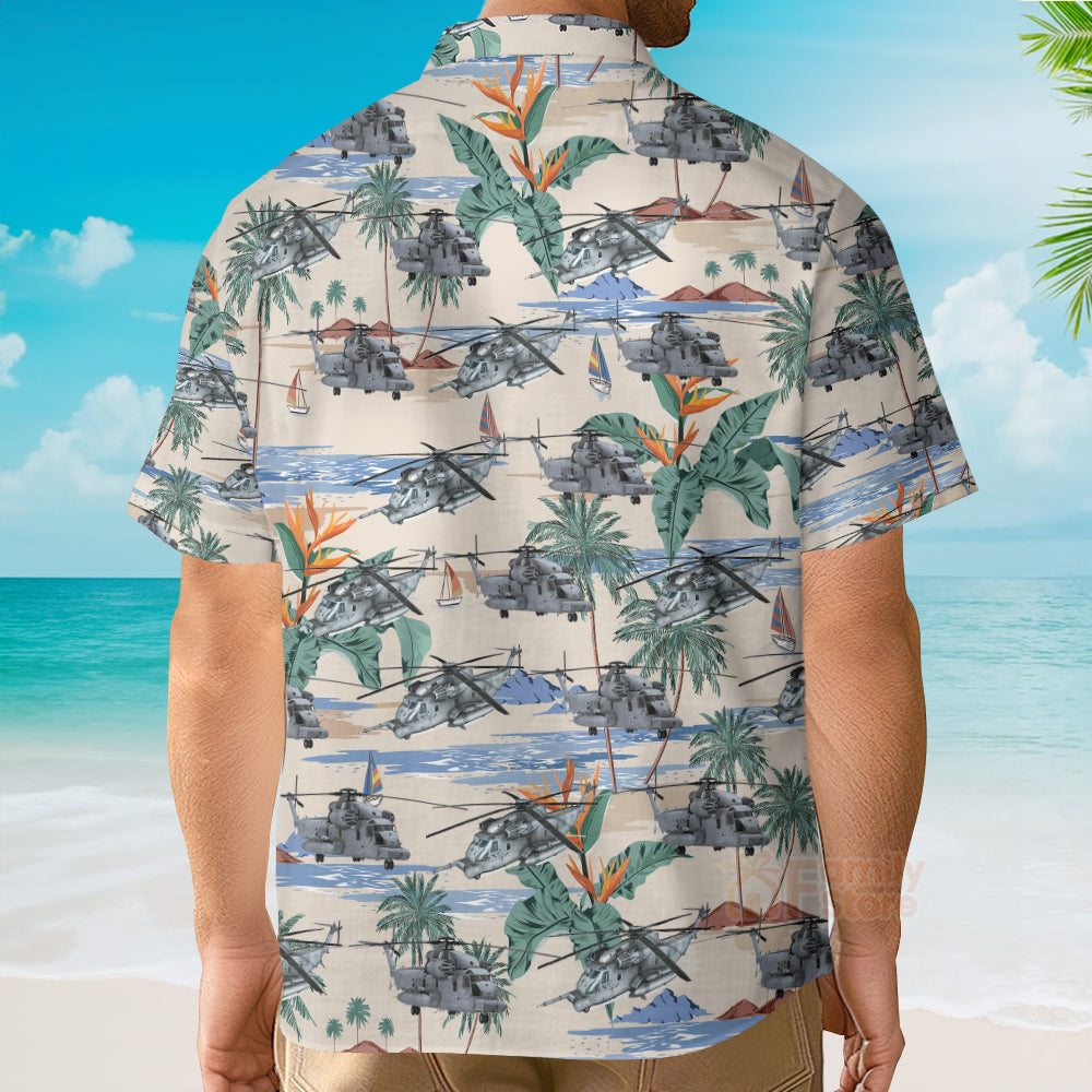 US Air Force Sikorsky MH-53 Pave Low Hawaiian Shirt