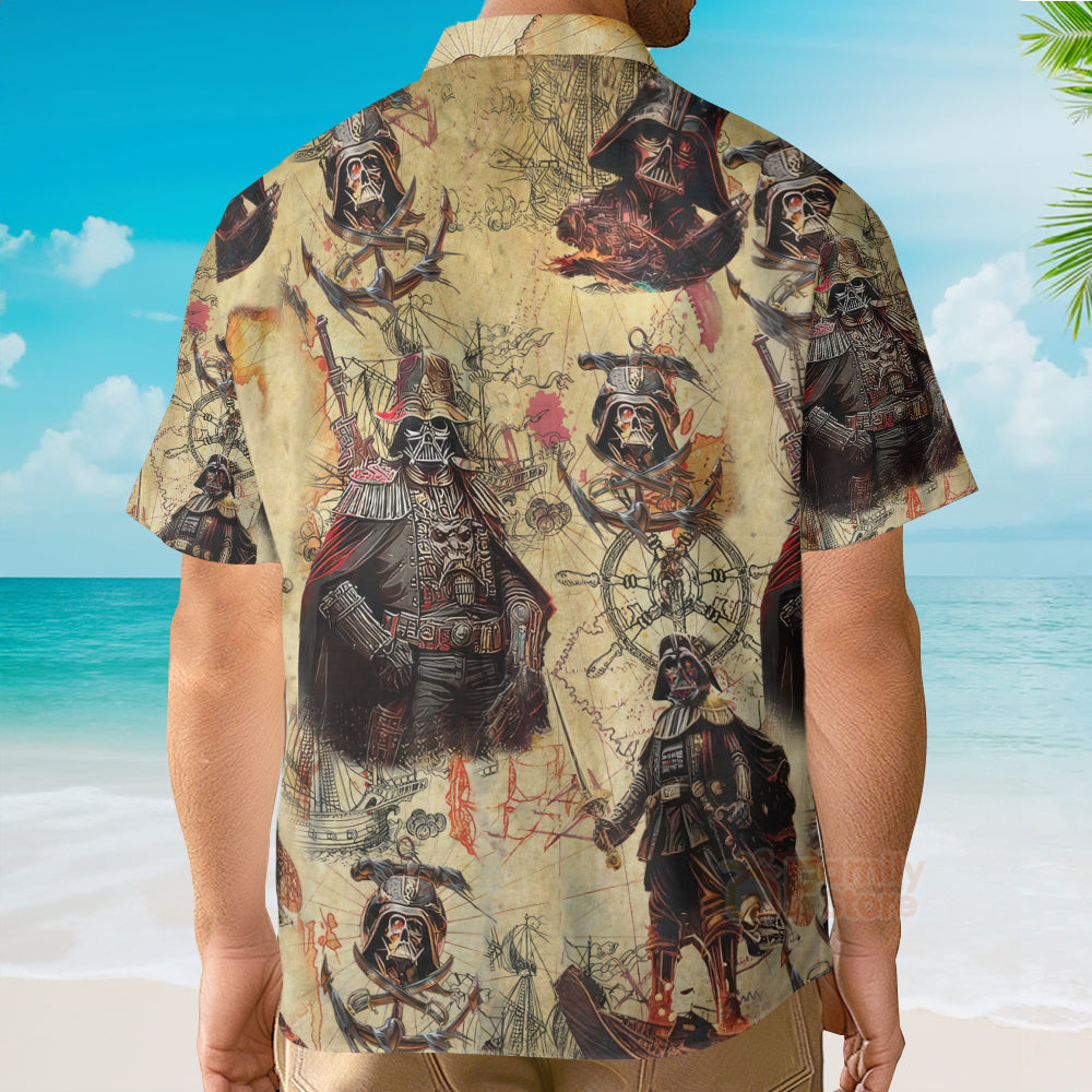 Stwa Darth Vader Pirates Hawaiian Shirt