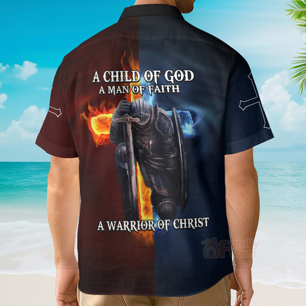 A Warrior Of Christ Templar Knight Christian Hawaiian Shirt