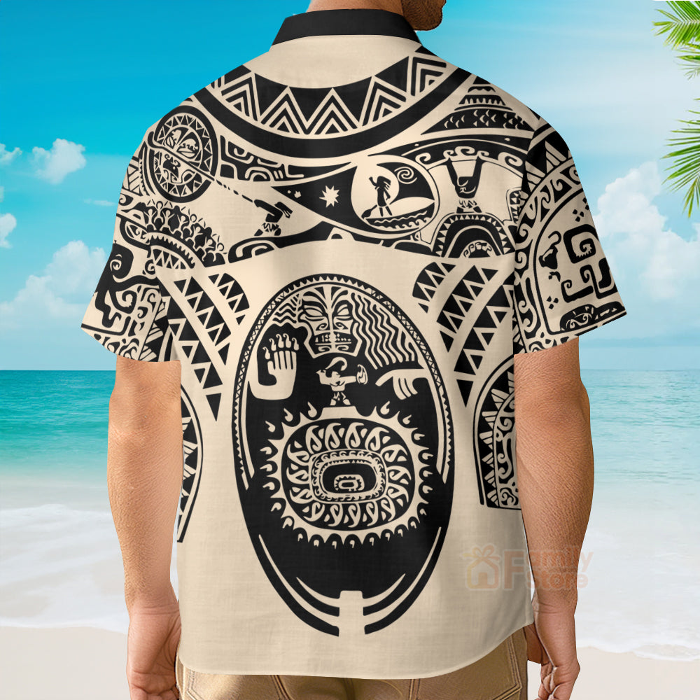 A Demigod Of Hawaii Tatto Hawaii Shirt Short Sleeve Hawaiian Shirt