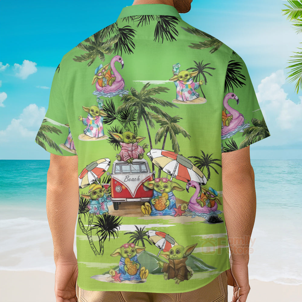 Stwa Disney Baby Yoda Cool Hawaiian Shirt