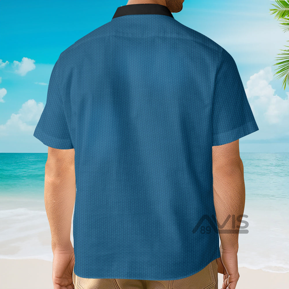 SaTr Into Darkness Blue Cool Costume Cosplay - Hawaiian Shirt